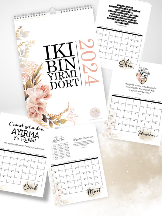 NEW Takvim- Wandkalender 2024