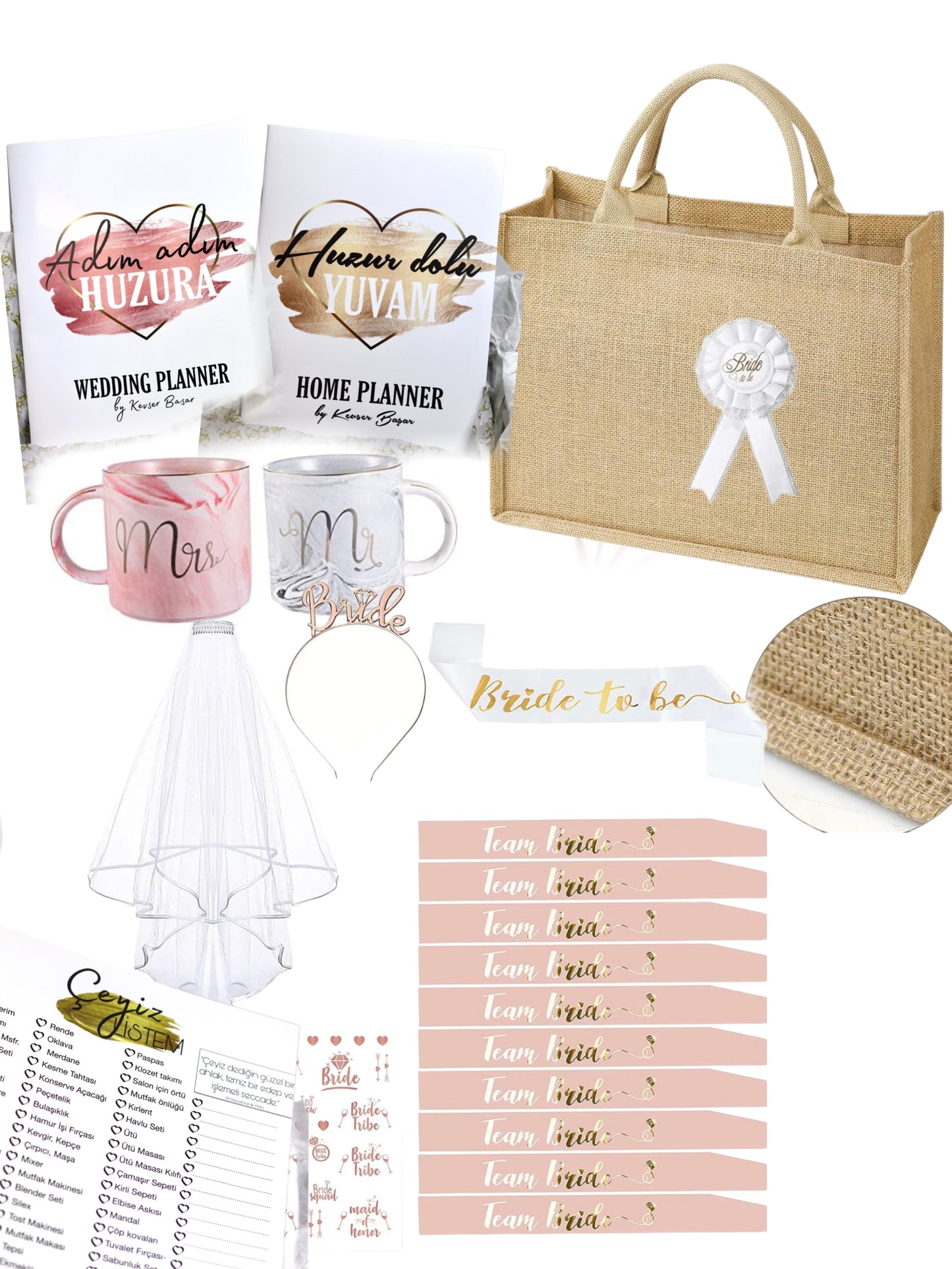 Gelin Jute Bag -  Set