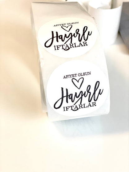 Sticker - Afiyet olsun/ Hayırlı İftarlar